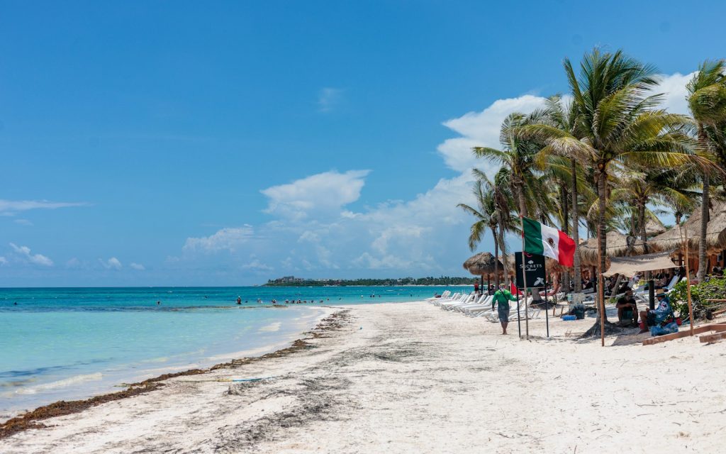 Fideicomiso-held beachfront property on the Riviera Maya coast in Mexico