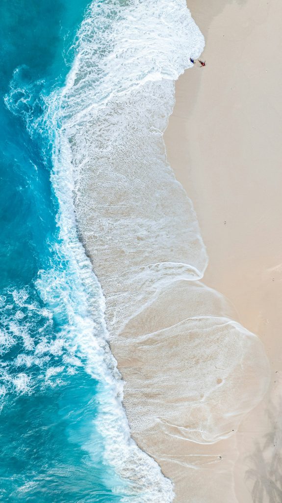 Riviera Maya real estate: aerial view of turquoise Caribbean coastline in Mexico